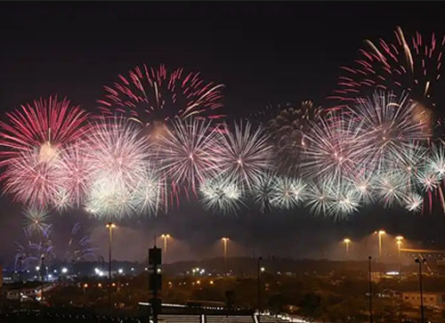 黄骅市焰火晚会